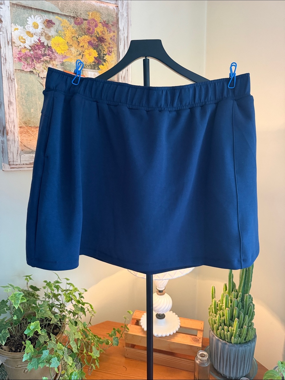 Mondetta Navy Blue Athletic Skort